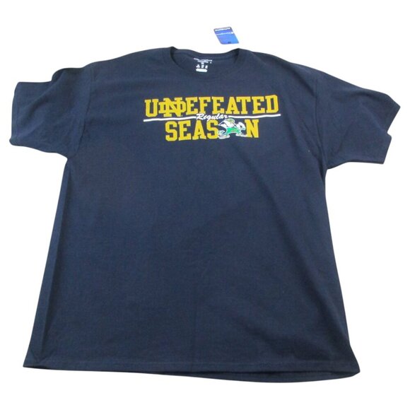 Notre Dame Fighting Irish T-Shirt Mens XL Navy Champion NCAA Football Sports - Picture 1 of 8